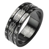 Bague PVD 49 - Petits ronds