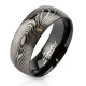 Bague PVD 51 - Aspect acier de dammas