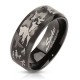 Bague PVD 74 - Black-line camouflage
