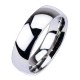 Bague en titane 26 - Simple grise
