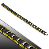 Bracelet céramique 25 - Jaune et noir