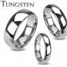 Bague en tungstène 17 - Simple grise