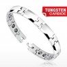 Bracelet en tungstène 01 - Argenté