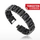 Bracelet en tungstène 02 - Large couleur noir