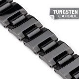 Bracelet en tungstène 02 - Large couleur noir