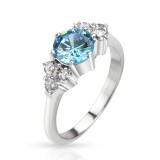Bague zircone rond bleu-clair (29)