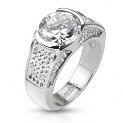 Bague zircone rond petits points (31)