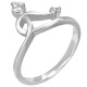 Bague zircone abstraite (45)