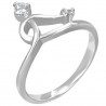 Bague zircone abstraite (45)