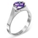 Bague zircone violet serti (47)