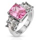 Bague gros zircone rose (84)