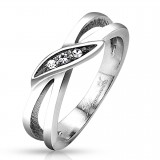 Bague zircones virgule (91)