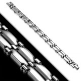 Bracelet en acier 51 - Deux lignes grises