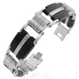 Bracelet en acier 65 - Grosses mailles