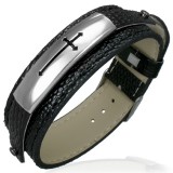 Bracelet vinyle 12 - Croix