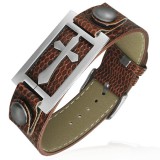 Bracelet vinyle 18 - Croix