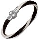 Bracelet fermeture magnétique 01 - Noir et blanc