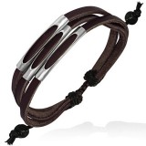 Bracelet en cuir deluxe 09 - Trois lanières