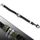 Bracelet gothique 41 - Dents blanches