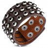 Bracelet gothique 45 - Petits cercles en acier