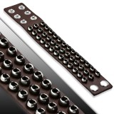 Bracelet gothique 45 - Petits cercles en acier