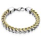 Bracelet acier chaine 06 - Gold-IP et acier