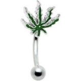 Piercing arcade 42 - Cannabis colorée