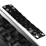 Bracelet de force 03 - Noir avec deux bandes