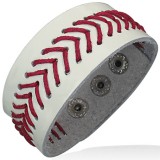 Bracelet de force 07 - Blanc et rouge