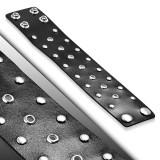 Bracelet de force 33 - Noirs ronds creux et pleins
