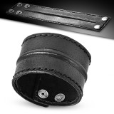 Bracelet de force 66 - Noir bande au milieu
