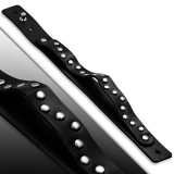 Bracelet de force 78 - Noir ronds en vague