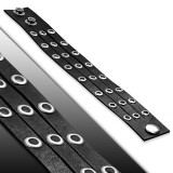 Bracelet de force 102 - Trois bandes cercles creux