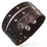 Bracelet de force 113 - Marron troué