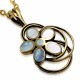 Pendentif en bronze 03 - Fleur