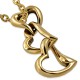Pendentif en bronze 06 - Trois coeurs