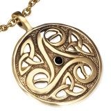 Pendentif en bronze 11 - Rond avec triskel