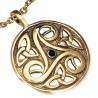 Pendentif en bronze 11 - Rond avec triskel