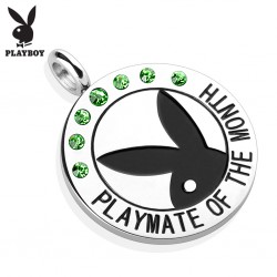 Pendentif Playboy 04 - Playmate of the month vert pomme