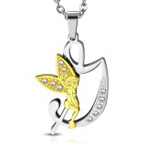 Pendentif lettre avec fée G