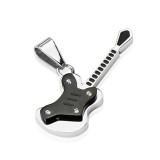 Pendentif musique 05 - Noire et grise