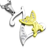 Pendentif lettre avec fée Z