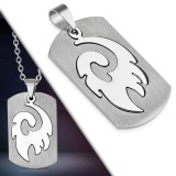 Pendentif tribal 15 - Motif détachable sur plaque B