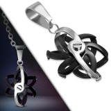 Pendentif tribal 12 - Rosas noire