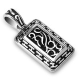 Pendentif plaque 63 - Celtique gris