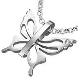Pendentif animal 20 - Papillon argenté