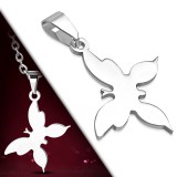 Pendentif animal 24 - Papillon simple plat