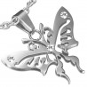 Pendentif animal 41 - Papillon tribal avec zircones