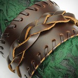 Bracelet de force 109 - Brun bande centrale
