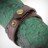 Bracelet de force 130 - Brun rectangles creux